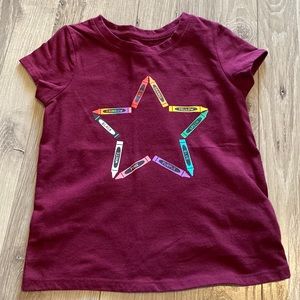Cat & Jack 4T Crayons Graphic Tee 🖍